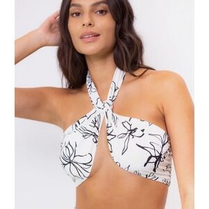 NWT Revel Ray Bikini Simone Top Nellie Bottom Tie Halter + Bottom Side SZ XS